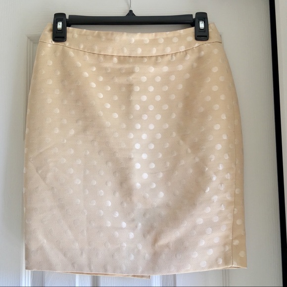 Ann Taylor pencil skirt w/sateen polka dots! 💋 - Picture 2 of 6